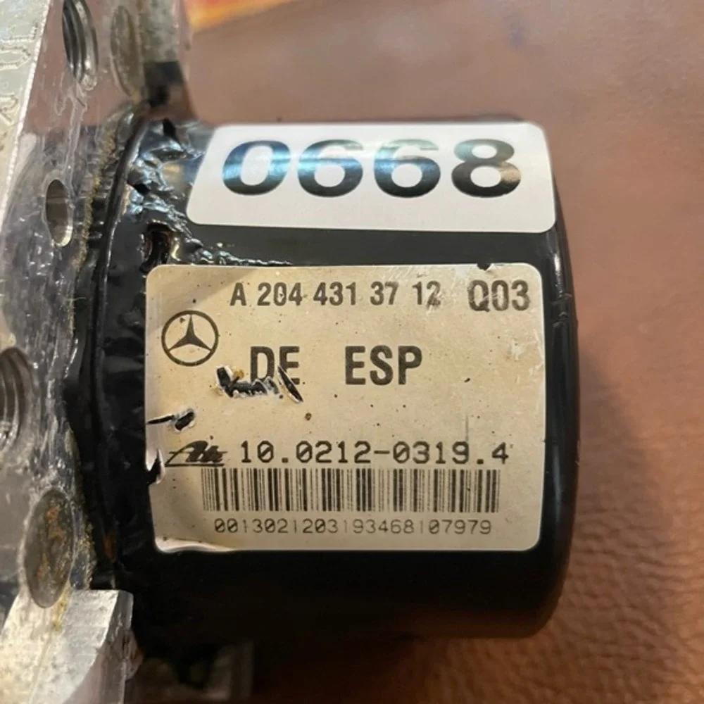 ✅08-11 Mercedes W204 C300 C350 GLK350 ABS Anti-Lock Brake Pump Module#️⃣0668